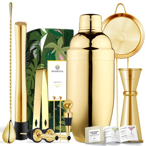 Gold cocktail shaker - gold,