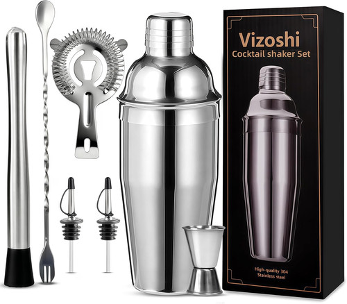 Piece cocktail shaker set - cocktail,