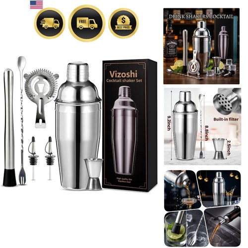 Cocktail shaker set piece - shaker, set,