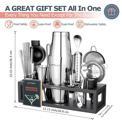 Hmybar bartender kit black - kit,