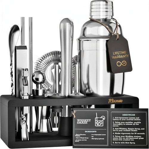 Mixology bartender kit with - bartender,