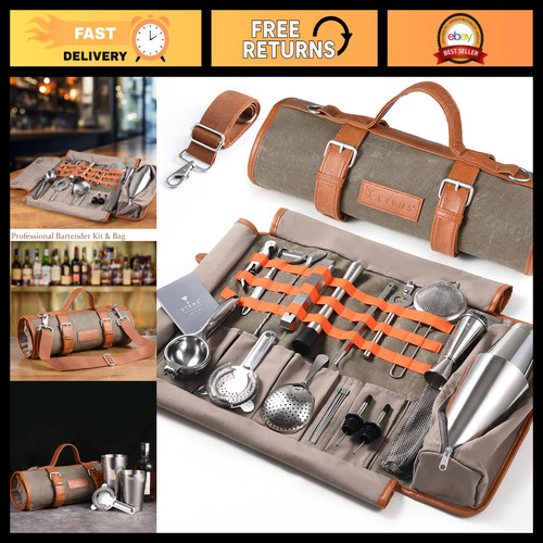 Vintage bag travel bartender - travel,