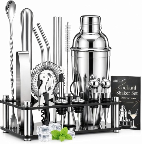 Cocktail shaker set piece - set,, 18-piece