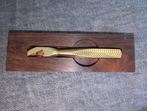 Vtg gold plated bar tool - vtg,