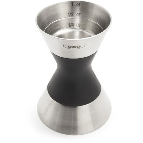 New oxo steel double jigger - new,